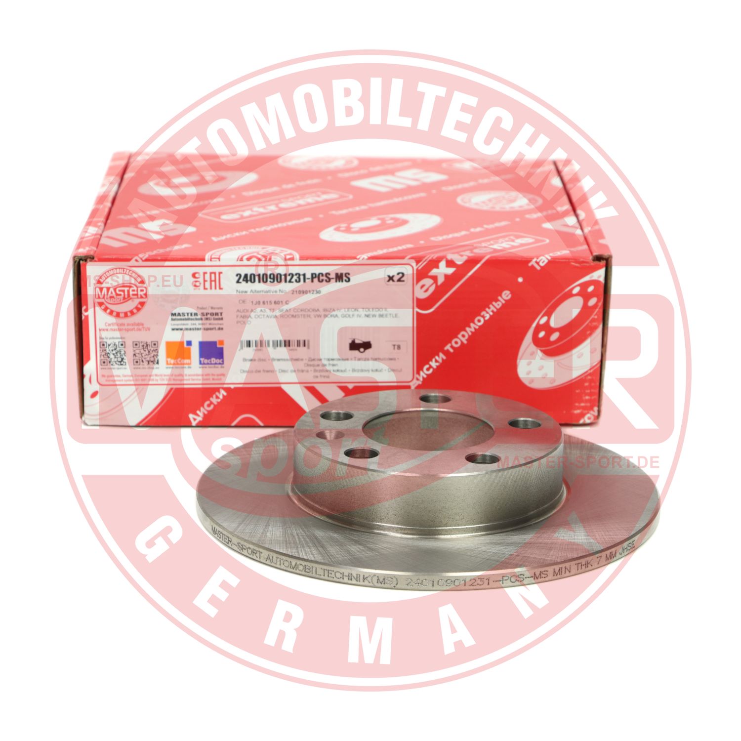 Disc frana MASTERSPORT GERMANY 24010901231-PCS-MS